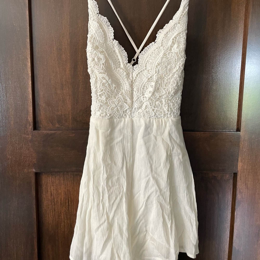 White Lulus Romper